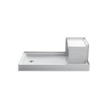 Kohler 1977-0 - Tresham® 60'' x 32'' alcove shower base, left drain