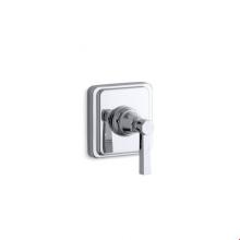 Kohler T13175-4A-CP - Pinstripe® Valve trim with Pure design lever handle for transfer valve, requires valve
