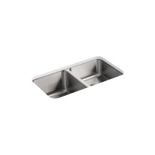 Kohler 3351-NA - Undertone® 31-1/2'' undermount double-bowl kitchen sink