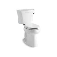 Kohler 3889-RA-0 - Highline® Two-piece elongated toilet, 1.28 gpf