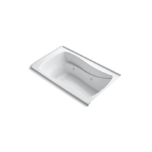 Kohler 1239-RW-0 - Mariposa® 60'' x 36'' alcove whirlpool bath with Bask® heated surfac
