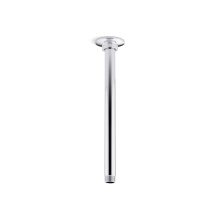 Kohler 7392-CP - 12'' ceiling-mount single-function rainhead arm and flange