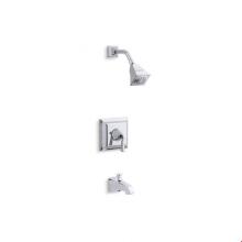 Kohler TS461-4S-CP - Memoirs® Stately Rite-Temp® bath and shower valve trim with lever handle, spout and 2.5