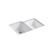 Kohler 5931-4U-0 - Executive Chef™ 33'' undermount double-bowl kitchen sink