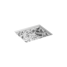 Kohler 14275-BT-0 - Botanical Study™ Kathryn® 19-3/4'' rectangular undermount bathroom sink, no overf