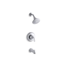 Kohler TS10274-4-CP - Forté® Rite-Temp® bath and shower trim kit, 2.5 gpm, NPT spout
