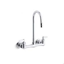 Kohler 7320-4-CP - Triton® double lever handle utility sink faucet with gooseneck spout