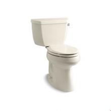 Kohler 3713-RA-47 - Highline® Classic Comfort Height® Two piece elongated 1.28 gpf chair height toilet with
