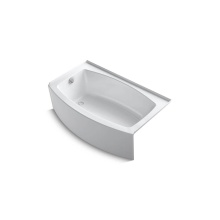 Kohler 1118-LA-0 - Expanse® 60'' x 30'' alcove bath, left drain