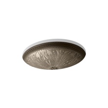 Kohler 14297-MP1 - Lilies Lore® 17-1/2'' oval undermount bathroom sink, no overflow