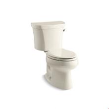 Kohler 3948-TR-47 - Wellworth® Two-piece elongated 1.28 gpf toilet with right-hand trip lever, tank cover locks a