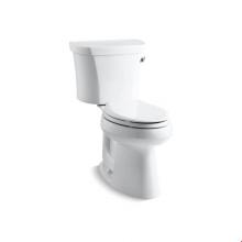 Kohler 3949-TR-0 - Highline® Two-piece elongated 1.28 gpf chair height toilet with right-hand trip lever, tank c