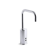 Kohler 13475-CP - Gooseneck Centerset commercial lavatory faucet with 1.5 gpm spray, flexible connections and 5&apos
