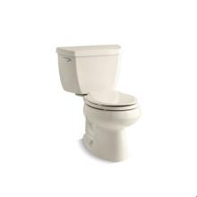 Kohler 3577-47 - Wellworth® Classic Two piece round front 1.28 gpf toilet