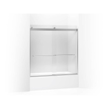 Kohler 706006-L-SH - Levity® Sliding bath door, 59-3/4'' H x 56-5/8 - 59-5/8'' W, with 1/4&apo