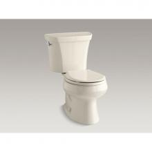 Kohler 3987-47 - Wellworth® Two piece round front dual flush toilet
