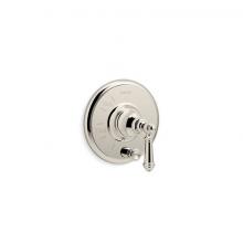 Kohler T72768-4-SN - Artifacts® Rite-Temp® valve trim with push-button diverter and lever handle