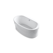 Kohler 6368-0 - Sunstruck® 65-1/2'' x 35-1/2'' freestanding bath, straight shroud