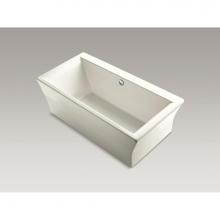 Kohler 6367-96 - Stargaze® 72'' x 36'' freestanding bath with fluted shroud and center dra