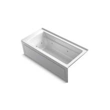 Kohler 1949-RAW-0 - Archer® 66'' x 32'' alcove whirlpool bath with Bask® heated surface,