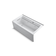 Kohler 1122-LAW-0 - Archer® 60'' x 32'' alcove whirlpool bath with Bask® heated surface,