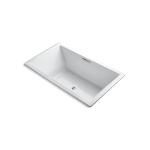 Kohler 1174-GHW-0 - Underscore® 72'' x 42'' drop-in Heated BubbleMassage™ air bath with Bas