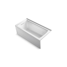 Kohler 1947-GHLA-0 - Archer® 60'' x 30'' alcove Heated BubbleMassage™ air bath, left drain