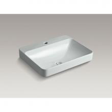Kohler 2660-1-95 - Vox® Rectangle Vessel bathroom sink with single faucet hole