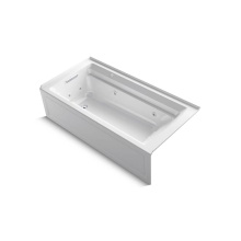 Kohler 1124-XGHLA-0 - Archer® 72'' x 36'' alcove Heated BubbleMassage™ air bath and whirlpool