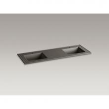 Kohler 2789-1-G86 - 61 CERAMIC IMPRESSIONS®DBL RECT ITB/CTR