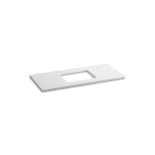 Kohler 5458-S33 - Solid/Expressions® 49'' vanity-top with single Verticyl® rectangular cutout