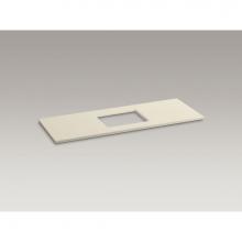 Kohler 5459-S34 - Solid/Expressions® 61'' vanity-top with single Verticyl® rectangular cutout