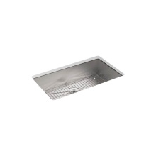 Kohler 3821-4-NA - Vault™ 33'' top-/undermount single-bowl kitchen sink