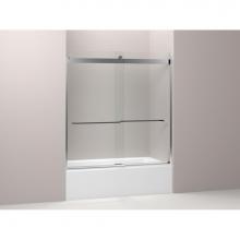 Kohler 706007-L-SHP - Levity® Sliding bath door, 62'' H x 56-5/8 - 59-5/8'' W, with 3/8'&a