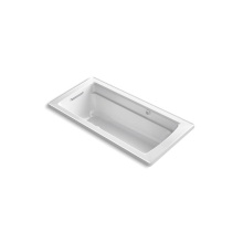 Kohler 1949-GHW-0 - Archer® 66'' x 32'' drop-in Heated BubbleMassage™ air bath with Bask&#x