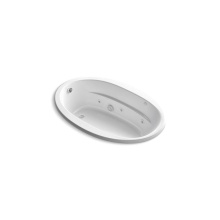 Kohler 6347-W1-0 - Sunward® 66'' x 42'' drop-in whirlpool bath with Bask® heated surfac