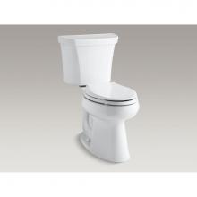 Kohler 6393-RA-0 - Highline® Two-piece elongated dual-flush chair height toilet with right-hand trip lever and 1