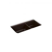 Kohler 8204-CM2 - Cairn® 33-1/2'' undermount double-bowl kitchen sink