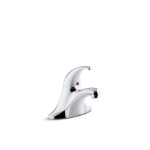 Kohler 15199-4NDRA-CP - Coralais® Single-handle centerset bathroom sink faucet with 0.5 gpm vandal-resistant aerator