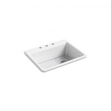 Kohler 8668-3A1-0 - Riverby® 27'' top-mount single-bowl kitchen sink