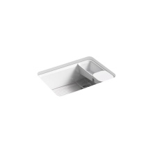 Kohler 8668-5UA2-0 - Riverby® 27'' undermount single-bowl workstation kitchen sink