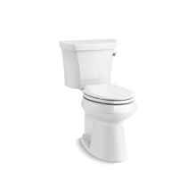 Kohler 76301-RA-0 - Highline® Two-piece elongated 1.28 gpf chair height toilet with right-hand trip lever