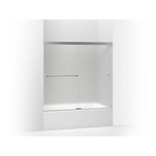 Kohler 707002-D3-SHP - Revel® Sliding bath door, 62'' H x 56-5/8 - 59-5/8'' W, with 5/16'&a