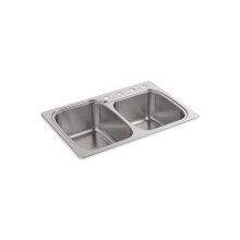 Kohler 75791-4-NA - Verse™ 33'' top-/undermount double-bowl kitchen sink