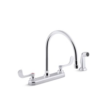 Kohler 810T71-5AFA-CP - Triton® Bowe® 1.8 gpm kitchen sink faucet with 9-5/16'' gooseneck spout, match