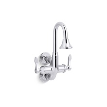 Kohler 730T70-4AJR-CP - Triton® Bowe® Cannock™ Wall-mount lavatory faucet, 1.2 gpm