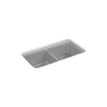 Kohler 8199-CM4 - Cairn® 33-1/2'' undermount double-bowl kitchen sink