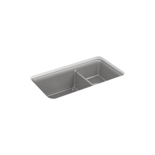 Kohler 8204-CM4 - Cairn® 33-1/2'' undermount double-bowl kitchen sink