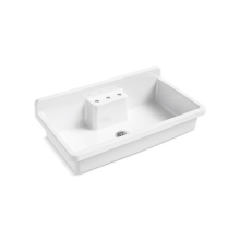 Kohler 21103-3HW-0 - Farmstead® 45'' top-/wall-mount single-bowl workstation farmhouse kitchen sink