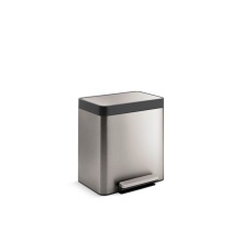 Kohler 20942-ST - 8-gallon stainless steel step trash can
